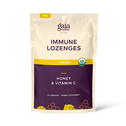 Gaia Herbs Organic Immune Lozenges -- 24 Lozenges