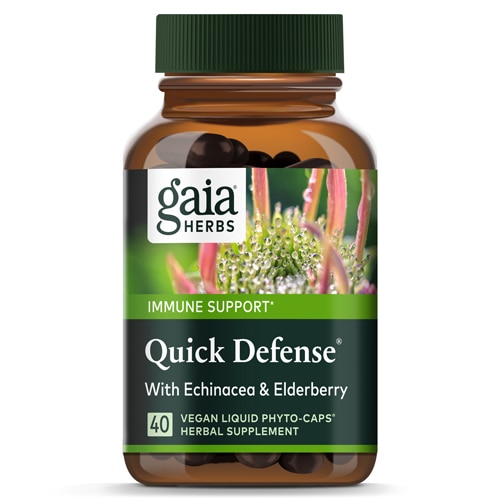 Gaia Herbs RapidRelief™ Quick Defense -- 40 Vegetarian Liquid Phyto-Caps™
