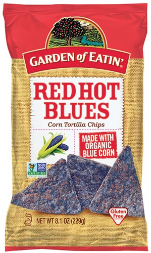 Garden of Eatin' Corn Tortilla Chips Red Hot Blues