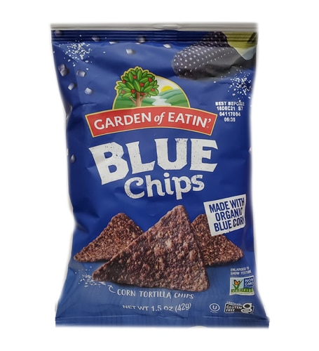 Garden Of Eatin Organic Blue Tortilla Chips Gluten Free 1 5 Oz Vitacost