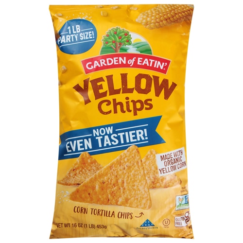 Garden of Eatin' Organic Yellow Corn Tortilla Chips -- 16 oz - Vitacost