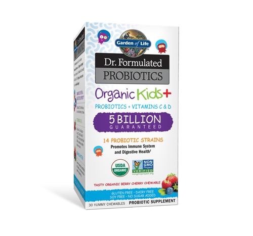 Garden Of Life Dr Formulated Probiotics Organic Kids Plus Berry