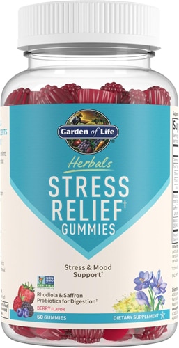Garden of Life Herbal Stress Relief Gummies Berry
