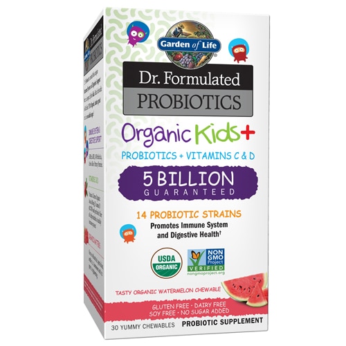 Garden of Life Kids Dr. Formulated Probiotics Organic Watermelon