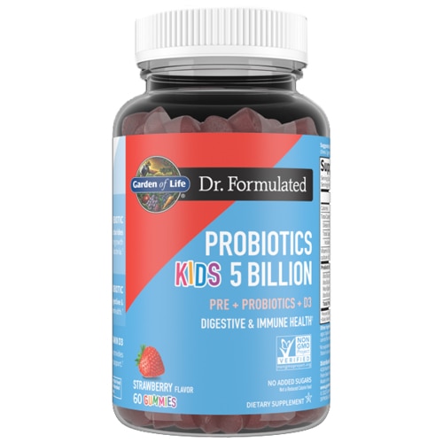 Garden of Life Kids Dr. Formulated Probiotics Pre + Pro + D3 Strawberry