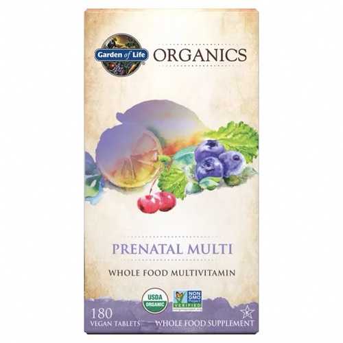 Garden of Life Mykind Organics Prenatal Multi -- 180 Vegan Tablets