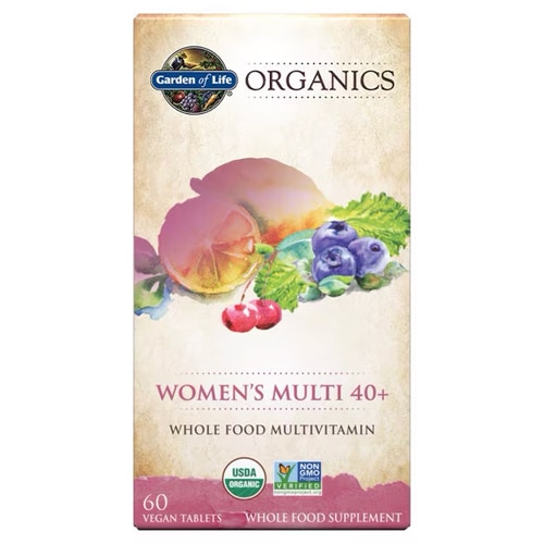 Garden of Life Mykind Organics Women's Multi 40 Plus -- 60 Vegan Tablets