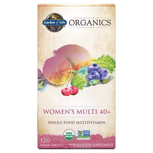 Garden of Life Mykind Organics Women's Multi 40 Plus -- 120 Vegan Tablets