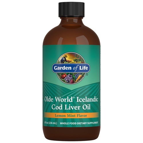 Garden Of Life Olde World Icelandic Cod Liver Oil Lemon Mint 8