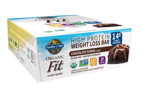 Garden Of Life Organic Fit High Protein Weight Loss Bar Chocolate