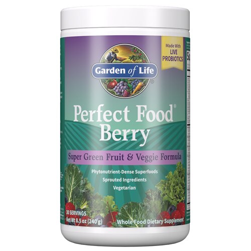 Garden of Life Perfect Food® Super Green Formula Berry -- 240 g