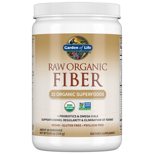 Garden Of Life Raw Fiber Beyond Organic Fiber 9 Oz Vitacost