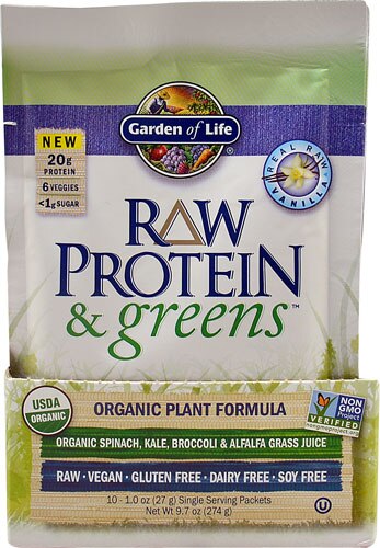 Garden of Life RAW Organic Protein & Greens™ Real Raw Vanilla -- 10 Packets