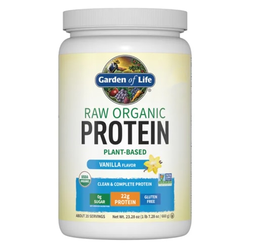 Garden of Life RAW Organic Protein Plant-Based Formula Vanilla