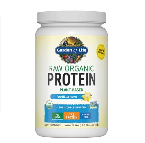 Garden of Life RAW Organic Protein Plant Formula Vanilla -- 21.86 oz