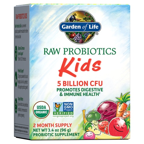 Garden Of Life Raw Probiotics Kids 3 4 Oz Vitacost