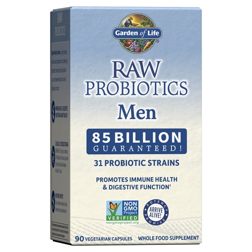 Garden Of Life Raw Probiotics Men 85 Billion 90 Vegetarian