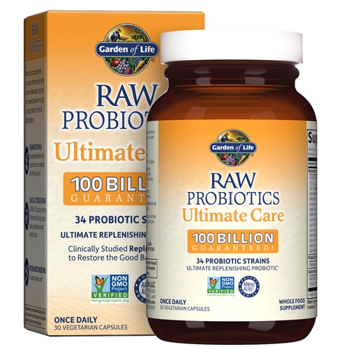 Garden Of Life Raw Probiotics Ultimate Care 100 Billion Cfu