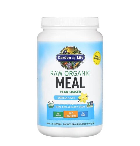 Garden Of Life Raw Organic Meal Vanilla 33 5 Oz Vitacost