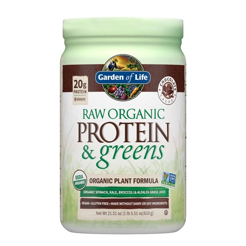 Garden of Life Raw Organic Protein & Greens Real Raw Chocolate Cacao