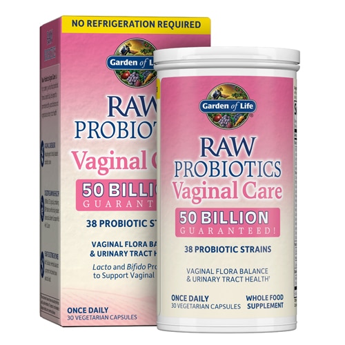 Garden Of Life Raw Probiotics Vaginal Care 50 Billion Cfu 30