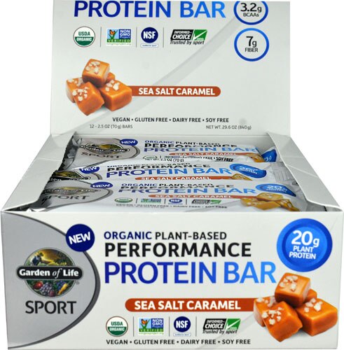 Garden Of Life Sport Performance Protein Bar Sea Salt Caramel