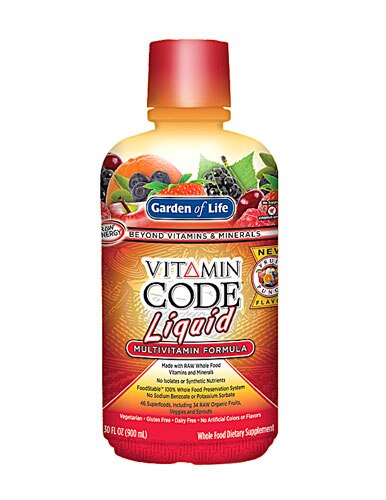Garden of Life Vitamin Code Liquid Multivitamin Formula Fruit Punch -- 30 fl oz