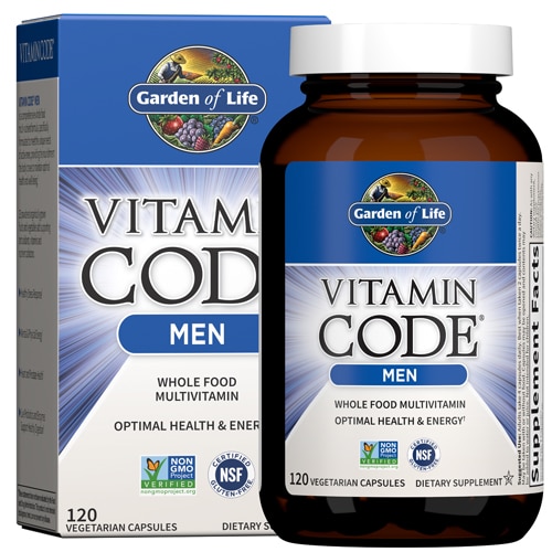 Garden Of Life Vitamin Code Men 120 Vegetarian Capsules Vitacost