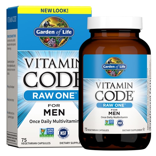 Garden Of Life Vitamin Code Raw One Multivitamin For Men 75