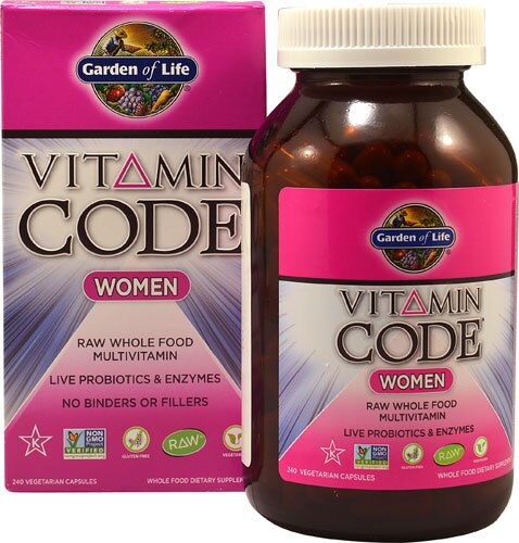 Garden Of Life Vitamin Code Raw Women 240 Vegetarian Capsules