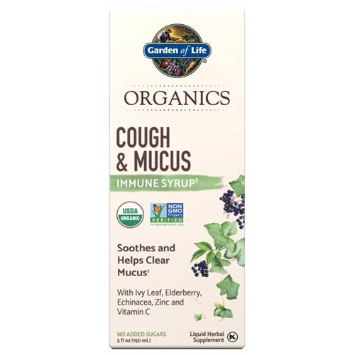 Garden of Life myKind Organics Cough & Mucus Immune Syrup -- 5 fl oz