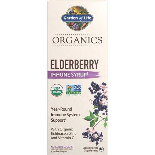 Garden of Life mykind Organics Elderberry Immune Syrup -- 6.59 fl oz