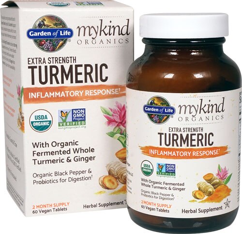 Garden of Life mykind Extra Strength Turmeric Inflammatory Response