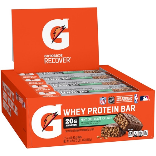 Gatorade Recover Whey Protein Bar Mint Chocolate Crunch