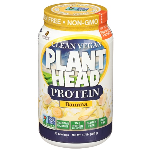 Genceutic Naturals Plant Head Protein Banana