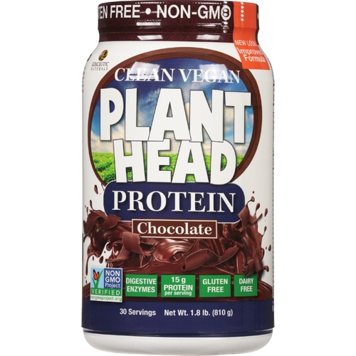 Genceutic Naturals Plant Head Protein Chocolate