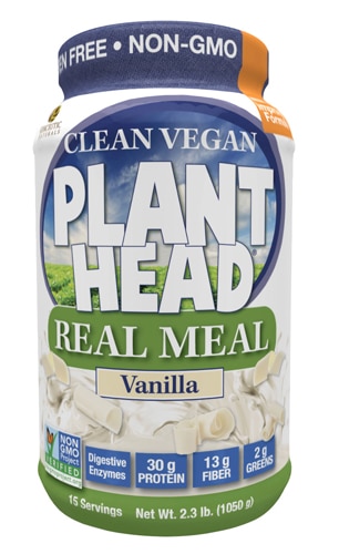 Genceutic Naturals Plant Head Real Meal Vanilla