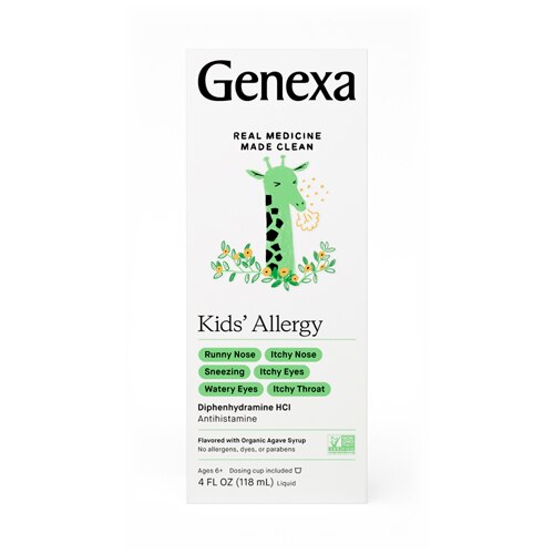 Genexa Kids' Allergy Diphenhydramine HCl -- 4 fl oz