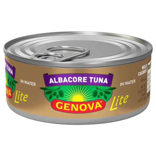 Genova Albacore Tuna in Water with Sea Salt