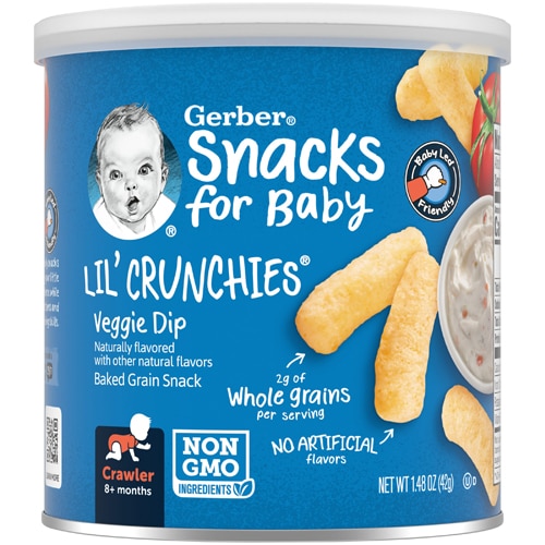 Gerber Lil' Crunchies Veggie Dip -- 1.48 oz
