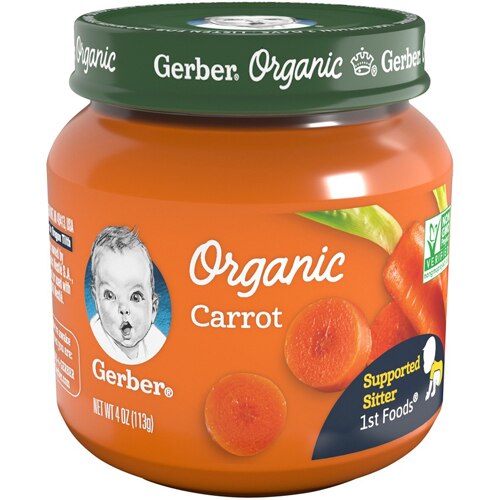 Gerber sales carrot puree