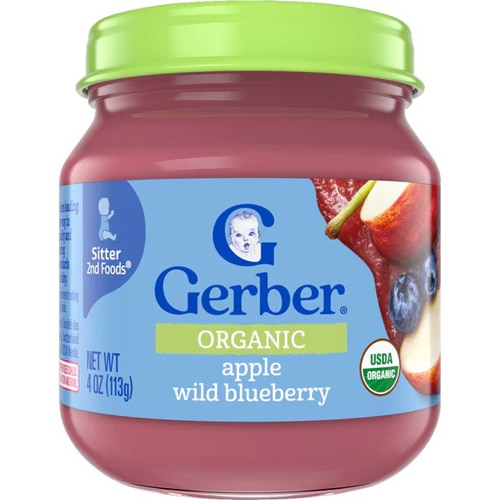 Gerber blueberry 2024 baby food