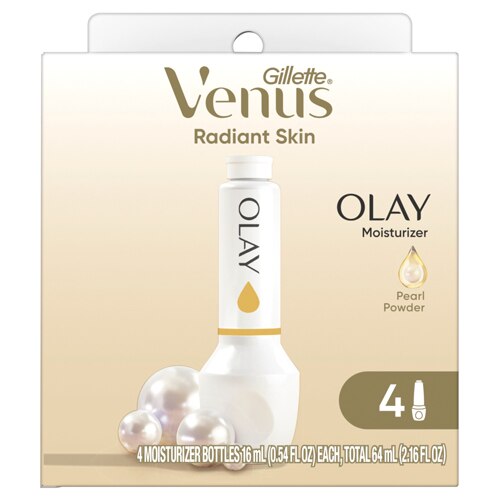 Gillette Venus Radiant Skin Olay Moisturizer Pearl Powder