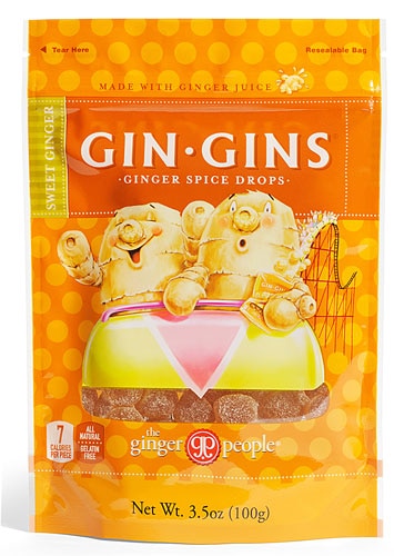 Ginger People Gin Gins Ginger Spice Drops Sweet Ginger -- 3.5 oz