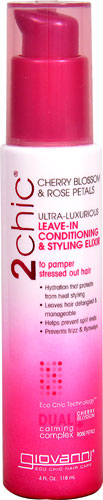 Giovanni 2chic® Ultra-Luxurious Leave-In Conditioning & Styling Elixir with Cherry Blossom & Rose Petals