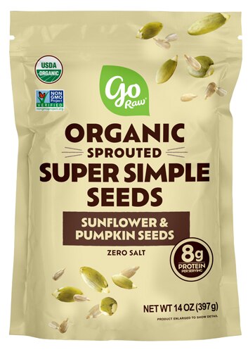 Go Raw All Organic Sprouted Super Simple Seeds -- 14 oz
