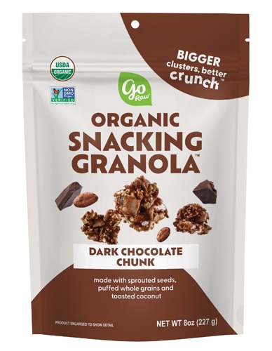 Go Raw Organic Snacking Granola Dark Chocolate