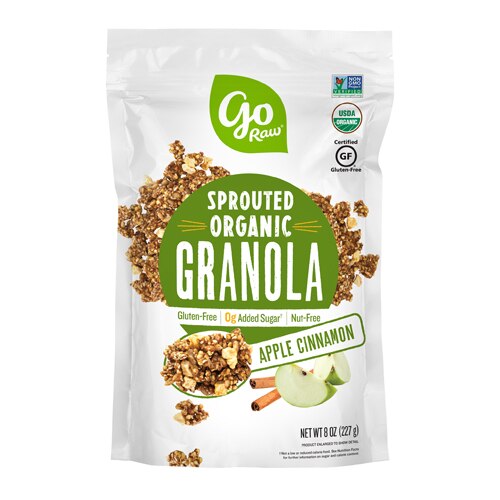 Go Raw Organic Sprouted Granola Apple Cinnamon -- 8 oz