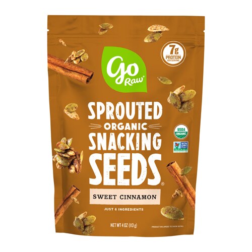 Go Raw Organic Sprouted Snacking Seeds Sweet Cinnamon