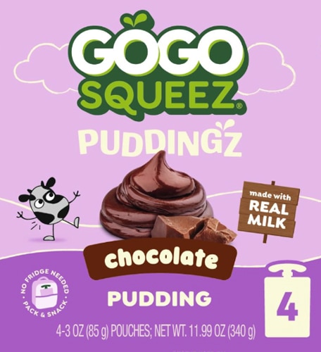 GoGo Squeez Indulgence Puddingz Chocolate